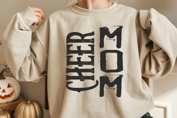 Cheer Mom Typography: Graphics for Crafts