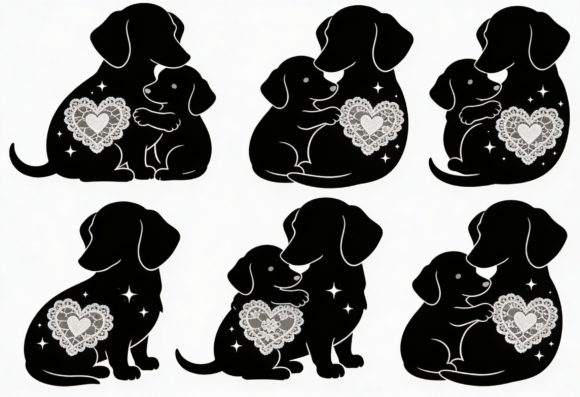 Dachshund Silhouette for Crafts & Graphics
