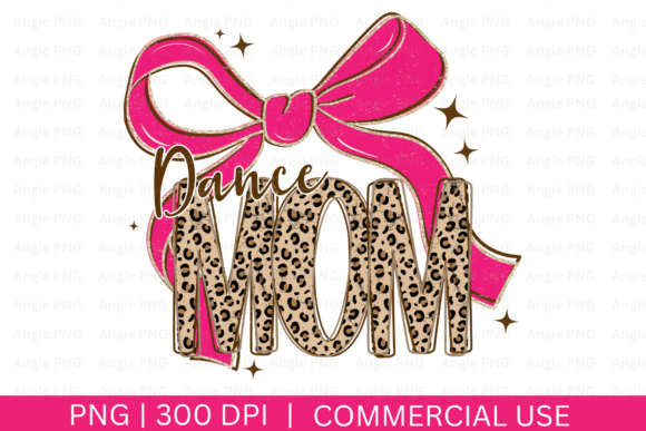 Dance Mom Pink Coquette Bow Graphics & Crafts