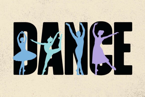 Dance SVG T-Shirt Design: Ballet Graphics for Crafts