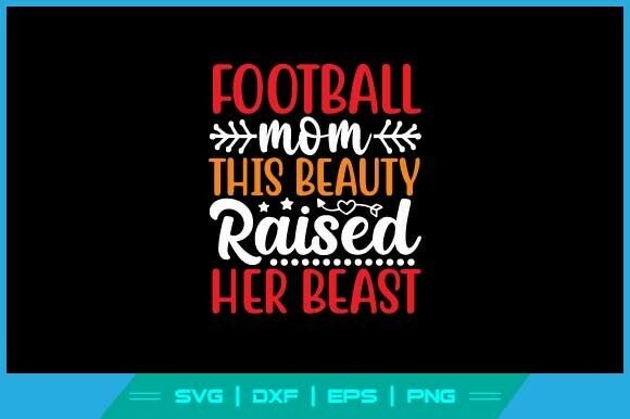 Football Mom Graphics for Crafts Branding