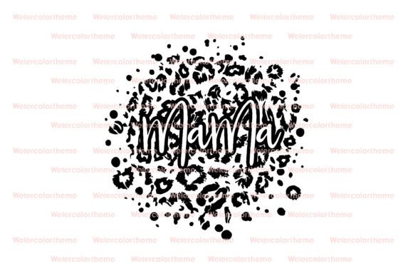 Leopard Print Mama SVG for Crafts & Graphics