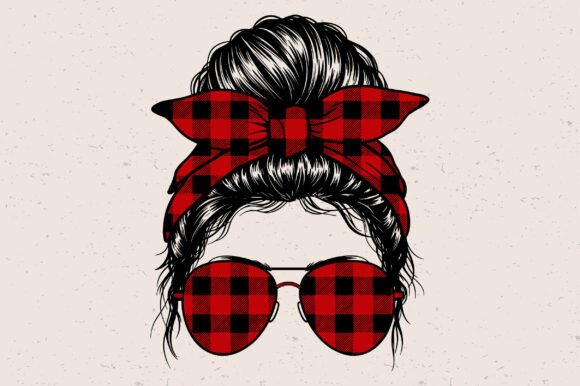 Messy Bun Mama SVG: Graphics for Crafts & Brands